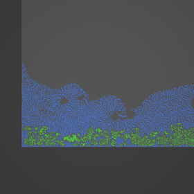 Screenshot of a Fluid Simulation